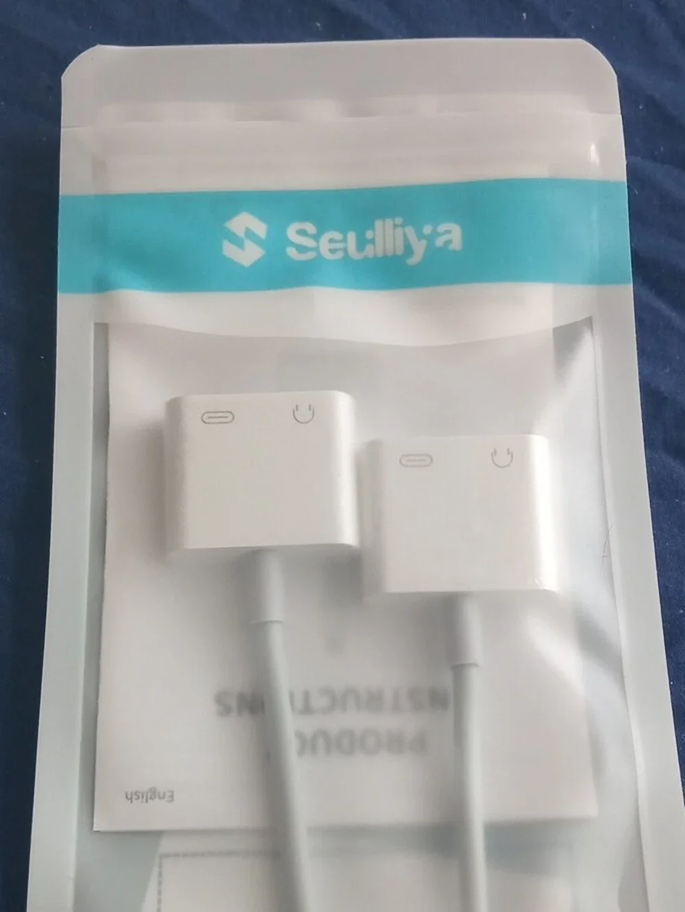 White Lightning to 3.5mm Headphone Adapter Pair